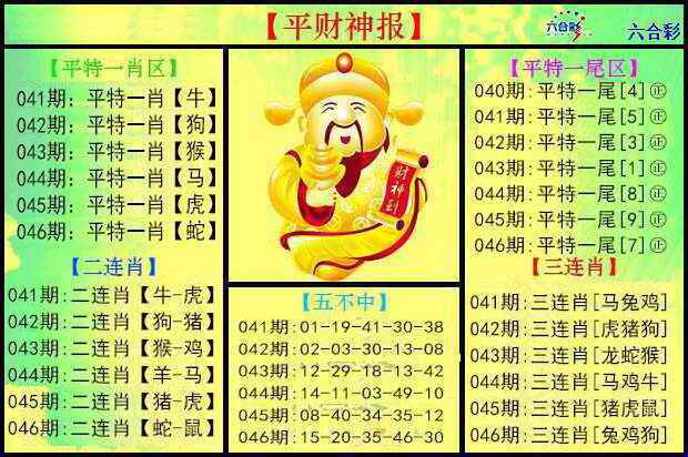 港彩图库 2026 平财神报